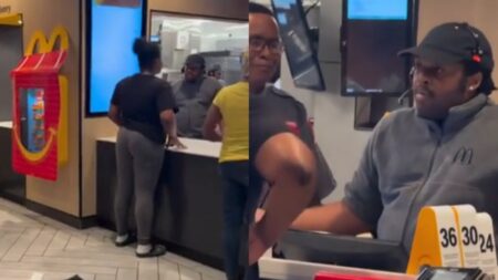New York woman goes wild at McDonalds