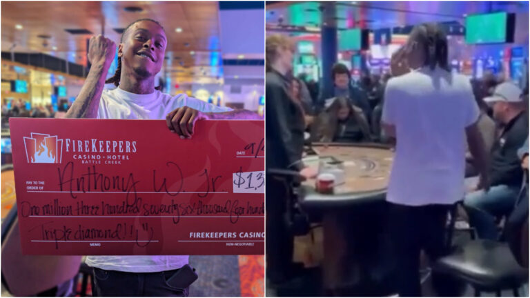Lucky Man Wins $1.3 Million in Michigan Casino, Calls Mom Immediately, ‘We Getting Out of the Hood’ $1.3 million casino winner calls mom