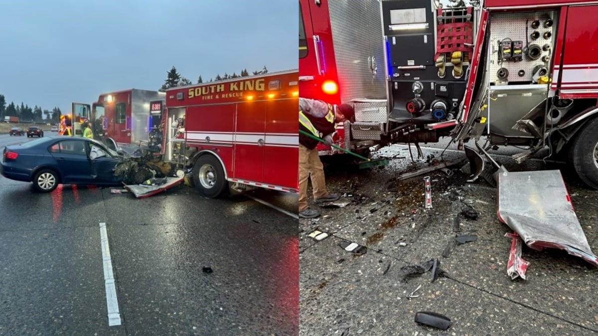 Drowsy Driver in Washington Plows Into Firetruck on I-5 During DUI Response: ‘It Wasn’t On Purpose, I Fell Asleep’