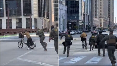 ICE vs cyclist