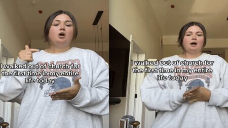 Illinois Woman Walks Out of Church Over Money Talk