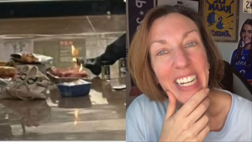 Kansas Woman Sets Up Camp in Walmart Sporting Goods Section Complete With Fire: ‘The World Has Gone Mad’ Kansas Woman Camps inside a Walmart