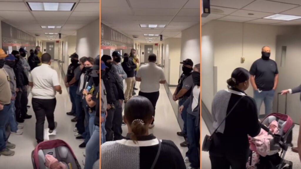 Masked Police in New York Intimidate Families Going Through Immigration: ‘I Don’t Understand How Anyone is OK With Masked Police’ Masked Police in New York Intimidate Families Going Through Immigration 'I Don't Understand How Anyone is OK With Masked Police'