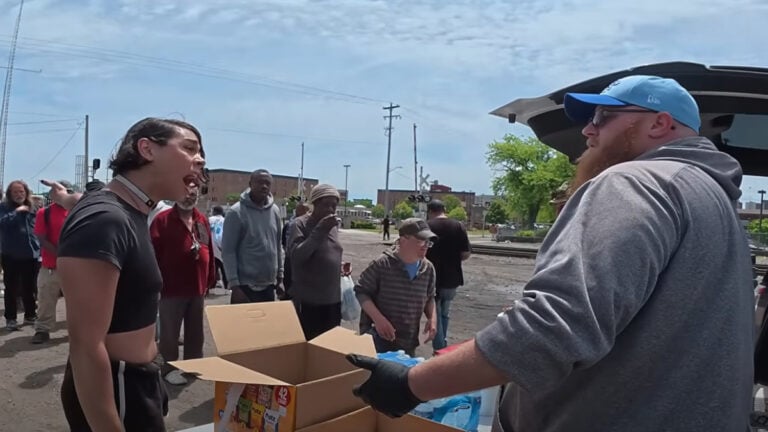 Man Feeding Homeless Attacked by Angry Individual in Michigan: ‘What a Crackpot’ Man Feeding Homeless Attacked by Angry Individual in Michigan: ‘What a Crackpot’