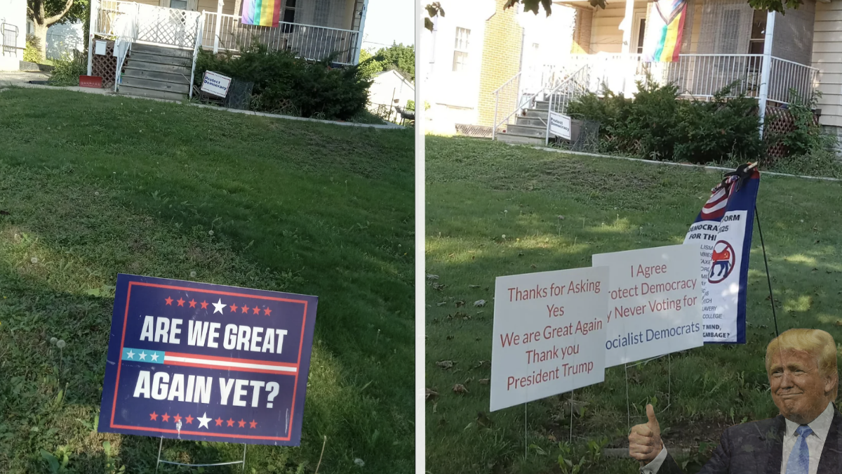 Milwaukee Trump Supporter Attacks Democratic Neighbor with ‘Goofy’ Signs: ‘MAGAs Are a Pathetic Cult’