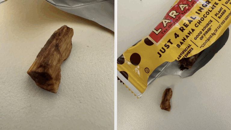 Minnesota Man Cracks Tooth on Chunk of Wood in Banana Chocolate Larabar