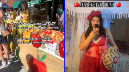 North Carolina Boomer Fumes Like a Prude Over Woman's Lacy Clothing at Apple Festival