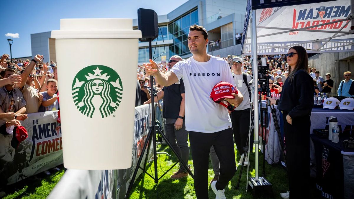 Ohio Starbucks Wrote ‘Racists Fav Drink’ on Customer’s Charlie Kirk Order: ‘They Cooking Up a Bag For You’