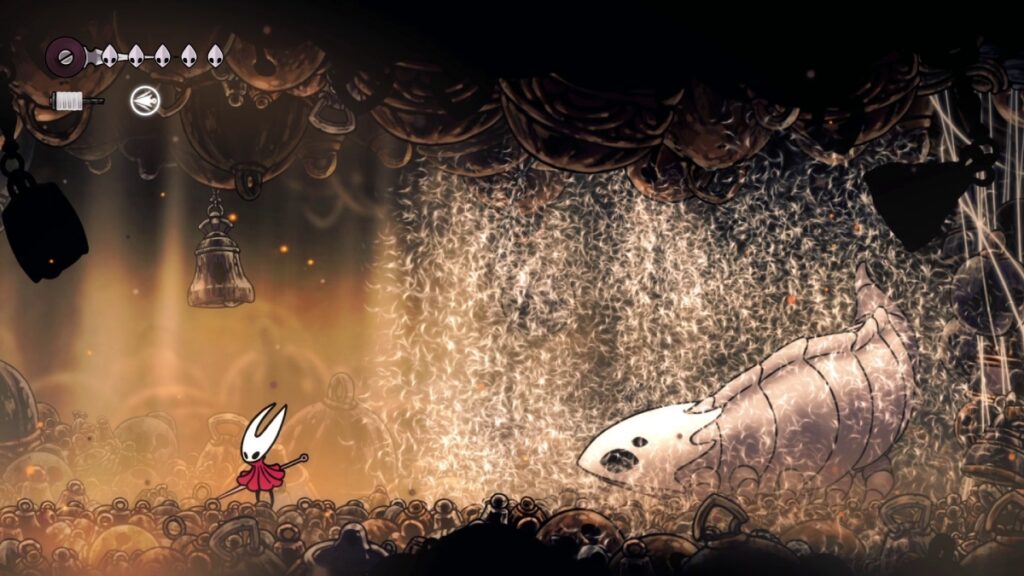 Silkspear outside of combat