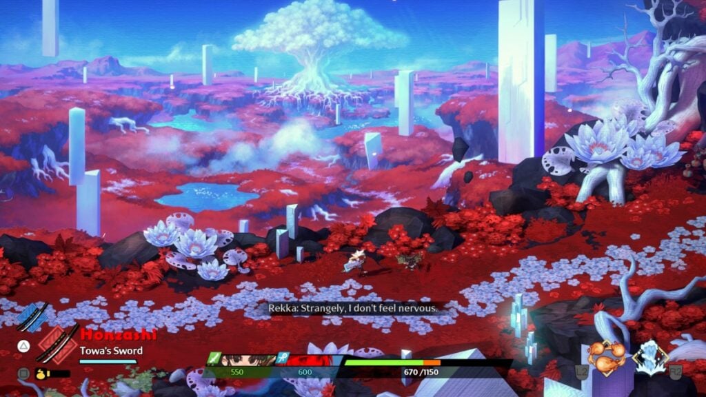 Towa and the Guardians of the Sacred Tree Boss Area
