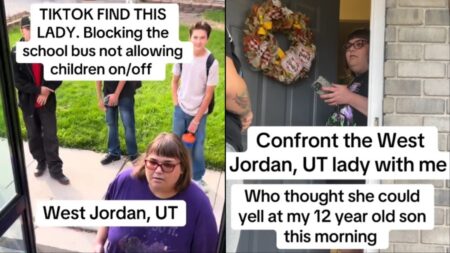 Utah women argue over kids at a bus stop