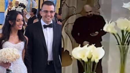 A picture of the California wedding crasher.