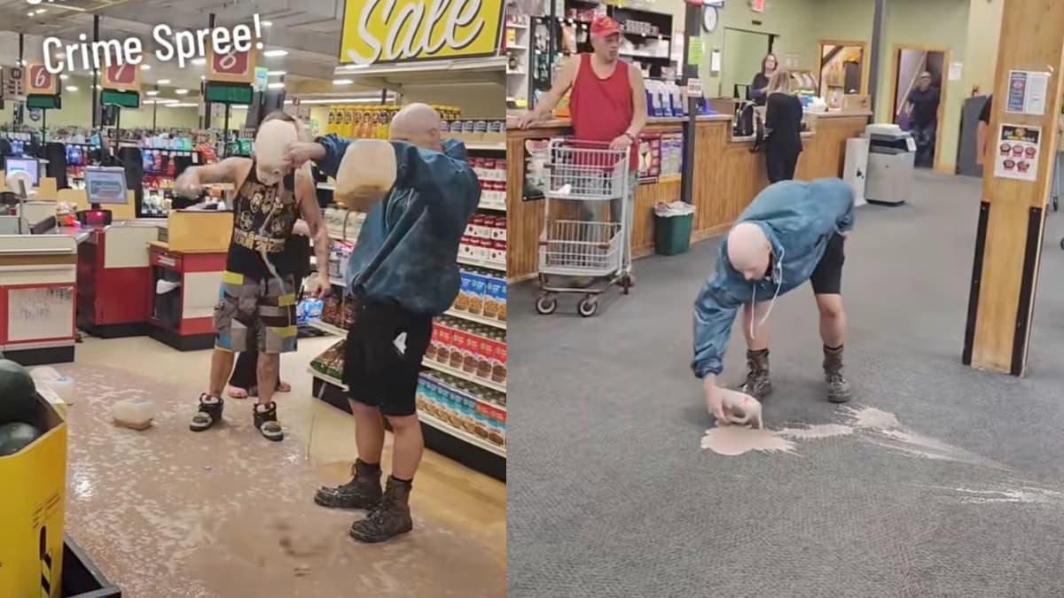 Unhinged Michigan Man Pours Chocolate Milk Cans All Over Grocery Store: ‘America Is So Peaceful’