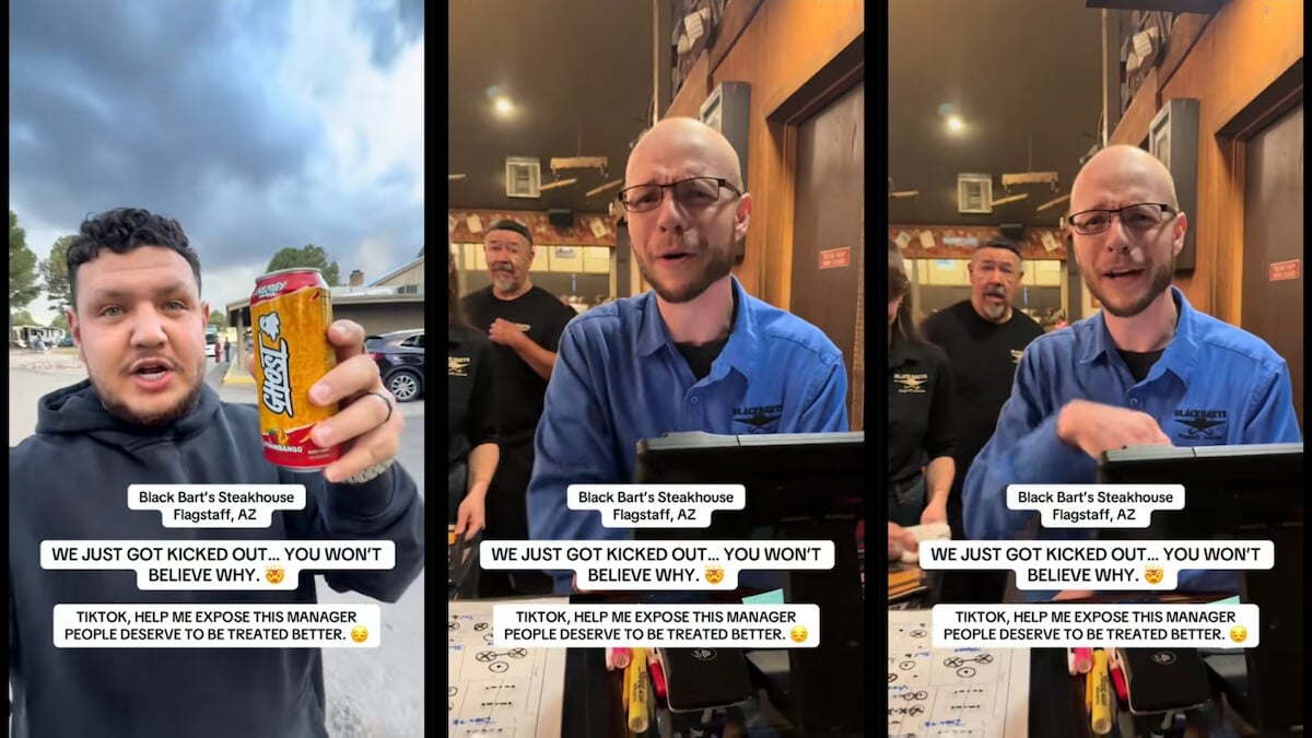 Arizona Man Upset After Steakhouse Told Him to Leave for Refusing to Toss Energy Drink Despite No-Outside-Food Policy: ‘We Are on the Restaurant’s Side’