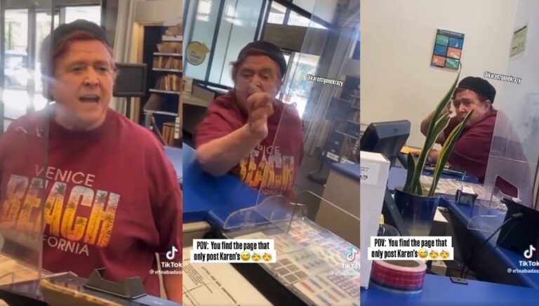 California Karen goes postal