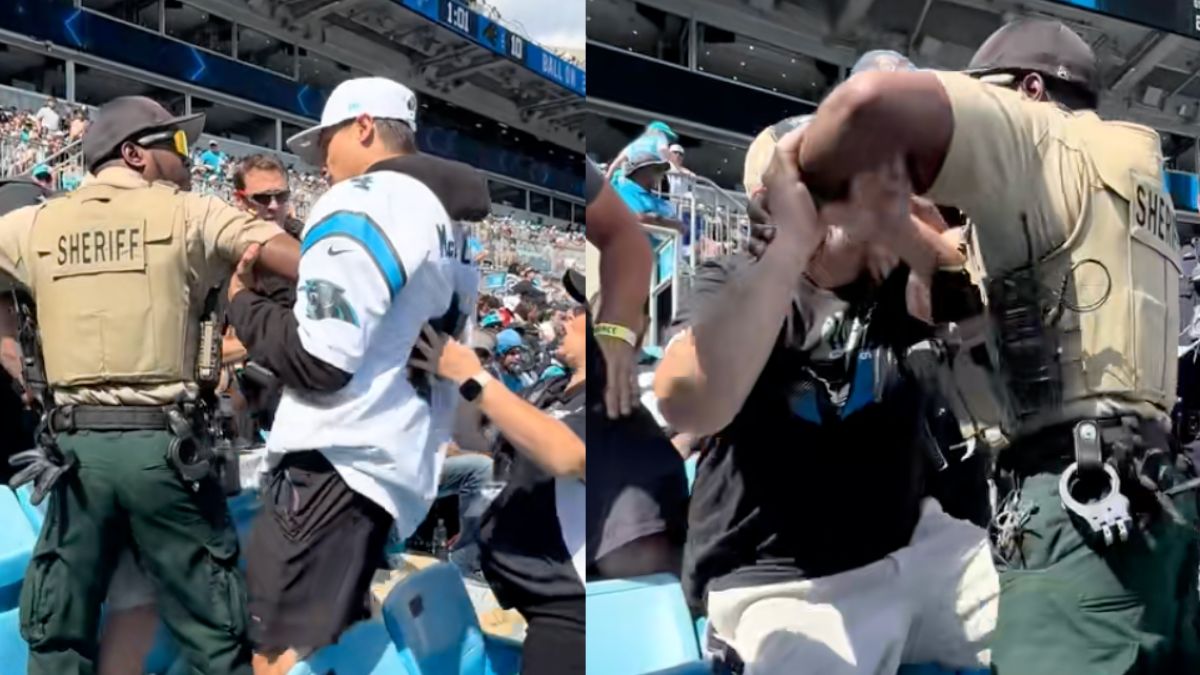 Cop Slams NFL Fan Into Seats During Carolina Panthers Game: ‘Went For the Game, Left With a Felony’