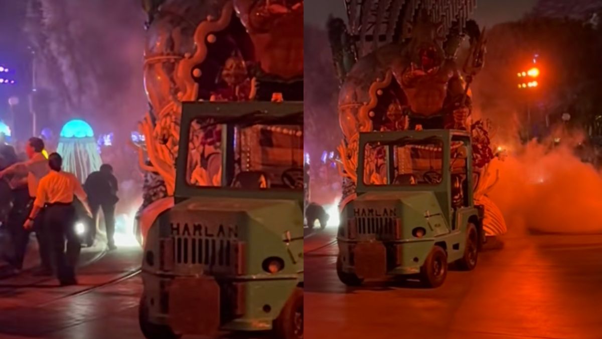 Disneyland Parade Float Seemingly Catches Fire, ‘Absolutely Crazy’