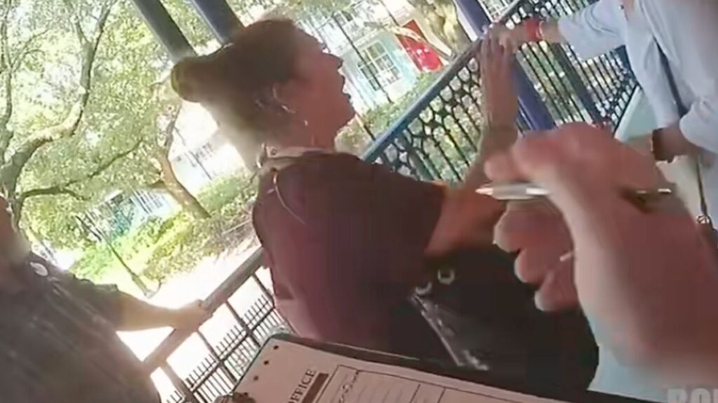 Intoxicated woman yelling at Disney