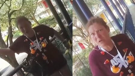 Intoxicated ‘Entitled Karen’ Who Went To Disney World ‘For Refuge’ Nearly Attacks Officer Intoxicated woman yelling at Disney