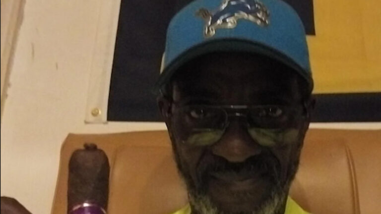 Elderly Detroin Lions Fan Goes to Work With A Victory Cigar Ready For Monday Night Football ‘Unc just like me fr’