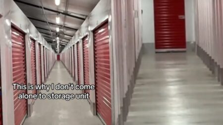 New York storage unit spooks internet.