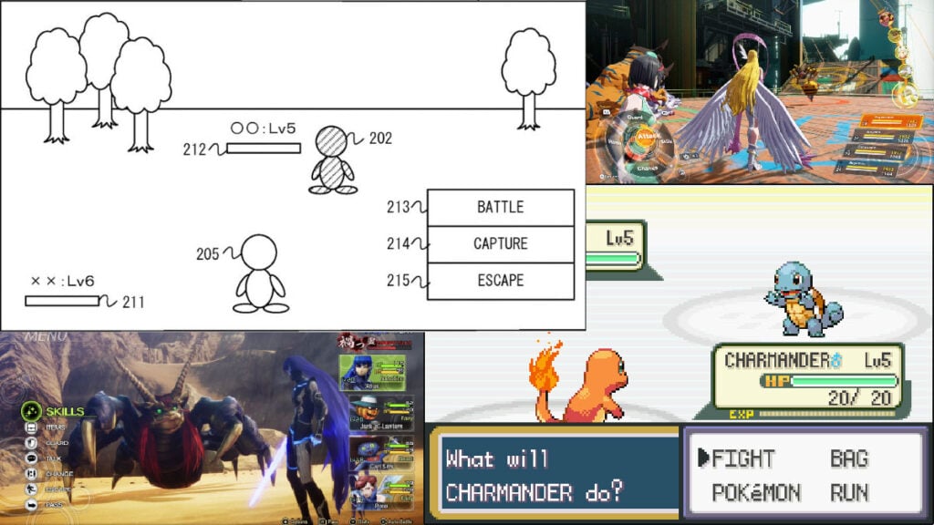 Nintendo patent and Pokemon screenshot