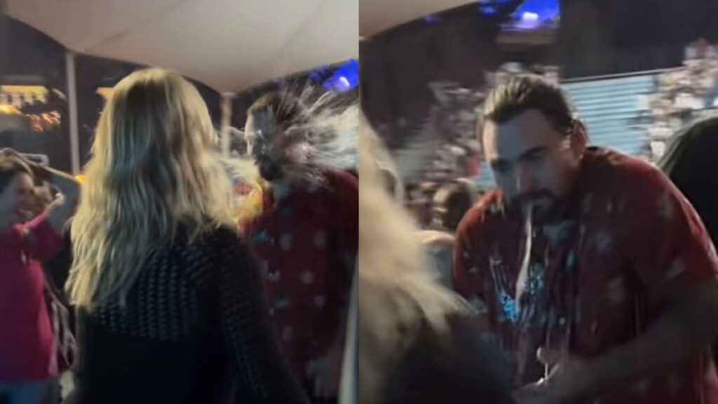 Ohio Woman Offers Vengeful Surprise To Former Fiance After Bumping Into Him And His New Girlfriend In Public: ‘This Deserves An Award’ Ohio woman throws drink in ex-boyfriend's face at concert