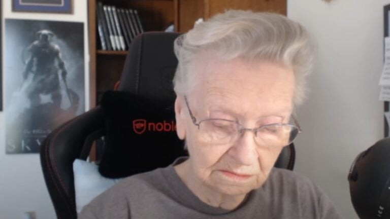 Skyrim Grandma quits Skyrim again