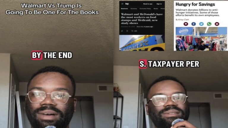 Arizona Man Thinks Next ‘War’ Will Be Trump vs. Walmart Due to Government Shutdown, ‘I’ll Give You 3 Guesses of Where People Are Gonna Go to Shoplift Food?!’ Arizona Man Thinks Next ‘War’ Will Be Trump vs. Walmart Due to Government Shutdown