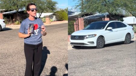 Arizona woman follows younger girls home in her car