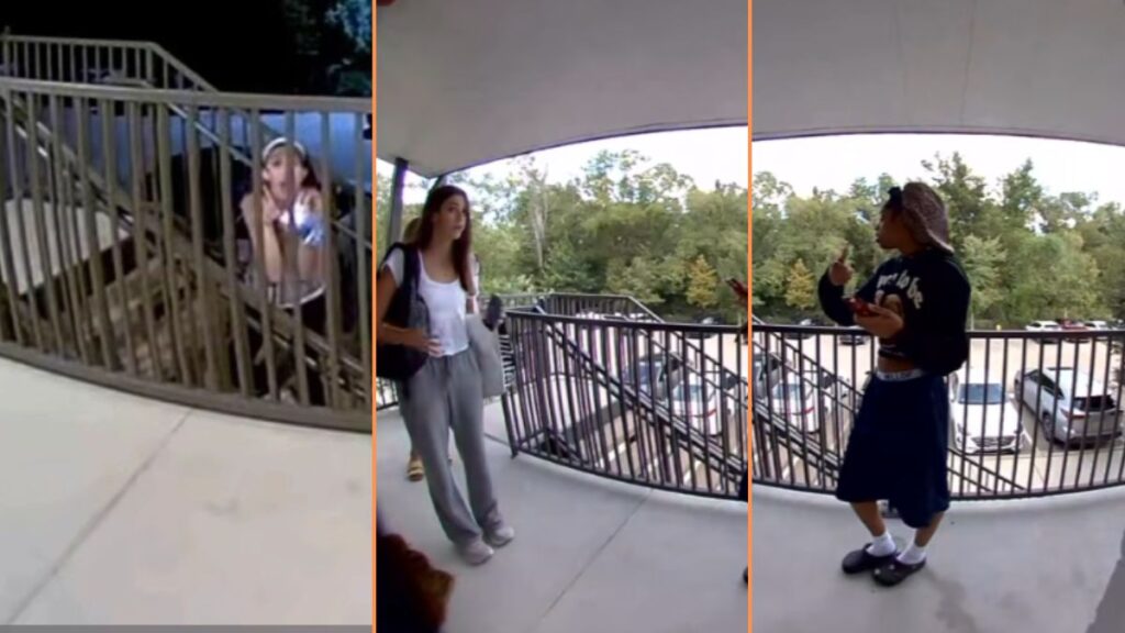 Baton Rouge Woman Confronted For Racist Behavior on Door Camera 'Hahaha Love the Switch Up'