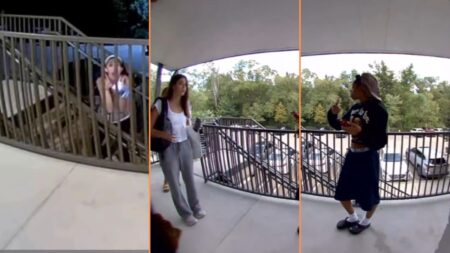 Baton Rouge Woman Confronted For Racist Behavior on Door Camera 'Hahaha Love the Switch Up'