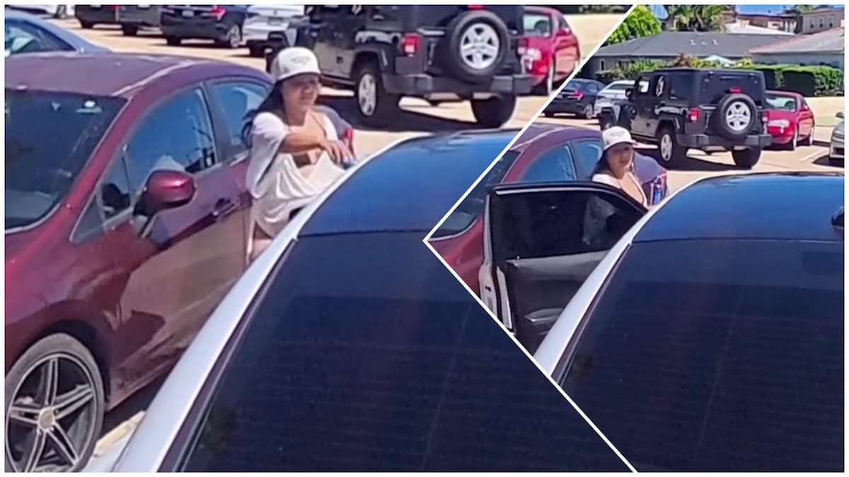 Spiteful California Karen Pours Alcohol into Vehicle Engine & Throws Can Due to Parking Spat, Gets Charged with Misdemeanour Assault: ‘I Love How He Doesn’t Even Flinch as the Drink Hits Him’