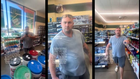 California Stranger Antagonizes Mother and Child