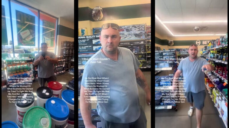 Random Stranger Antagonizes Mother and Child in California, Makes Racist Remarks Towards Them: ‘A Lot of These Kinda of Weirdos Out Here’ California Stranger Antagonizes Mother and Child