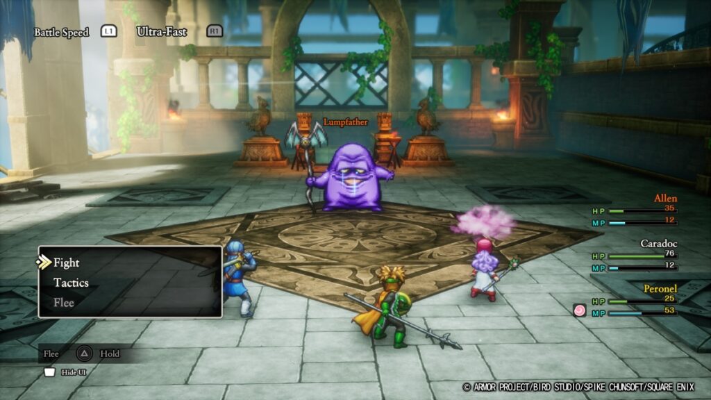 Dragon Quest II Remake Combat