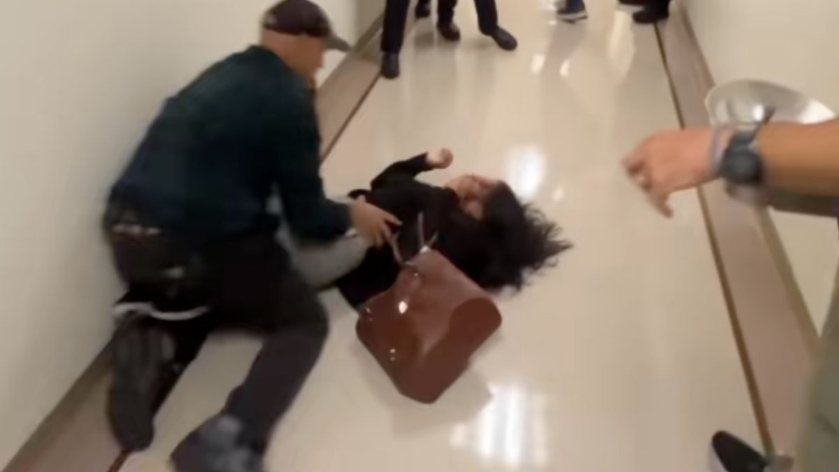 New York ICE Agent Tackles Pleading Woman to the Ground In Front of a Crowd, ‘This Is Not Right’