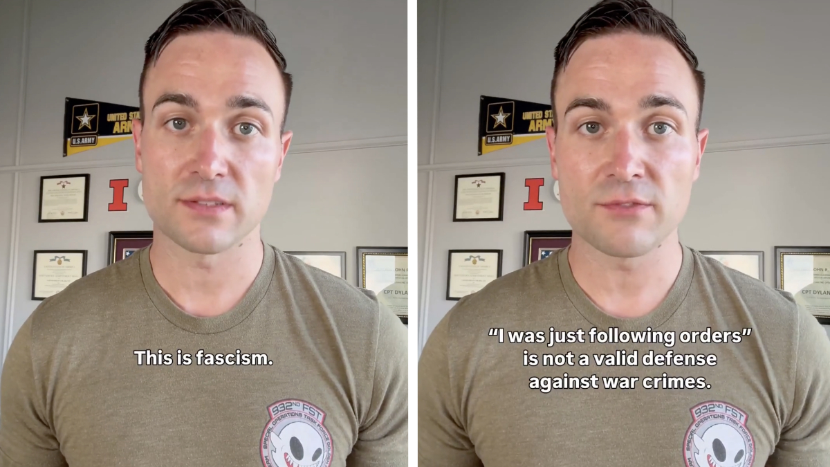 Illinois National Guard Captain’s Security Clearance Suspended for Saying Military Should Disobey Illegal Orders: ‘An Obligation of the Oath’