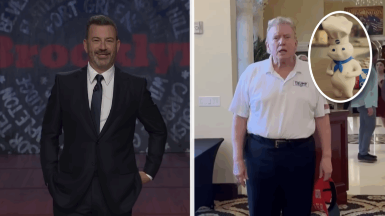 Jimmy Kimmel Grills 'Pillsbury Dough President' Trump for Fat-Shaming US Military Service Members