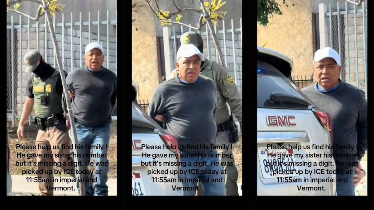 Passerby’s Quick Thinking Helps Man Detained by ICE in Los Angeles Notify His Family of His Whereabouts: ‘He Looks So Nervous and Shaken Up’