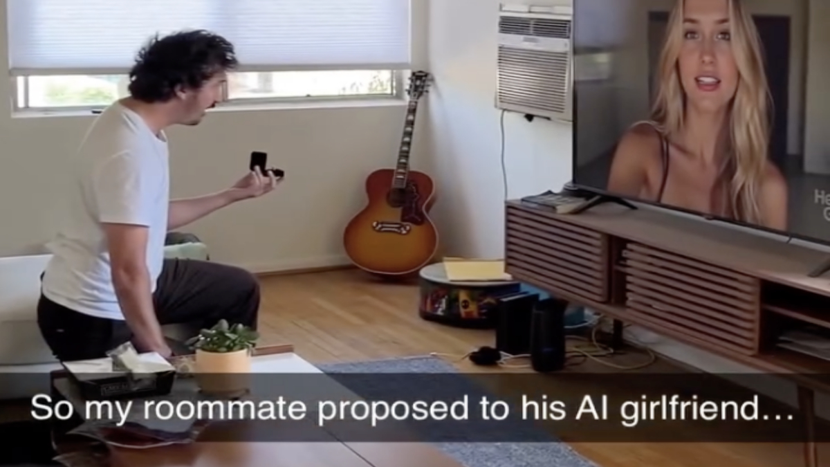 LA Man Proposes to His AI Girlfriend and Plans for ‘Big, Giant’ Celebration: ‘This Wedding Is Gonna Be Weird’