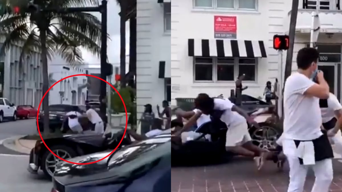 Miami Man Tries to Dine and Dash but Karma Runs Faster: ‘This Video Is Real Life GTA’