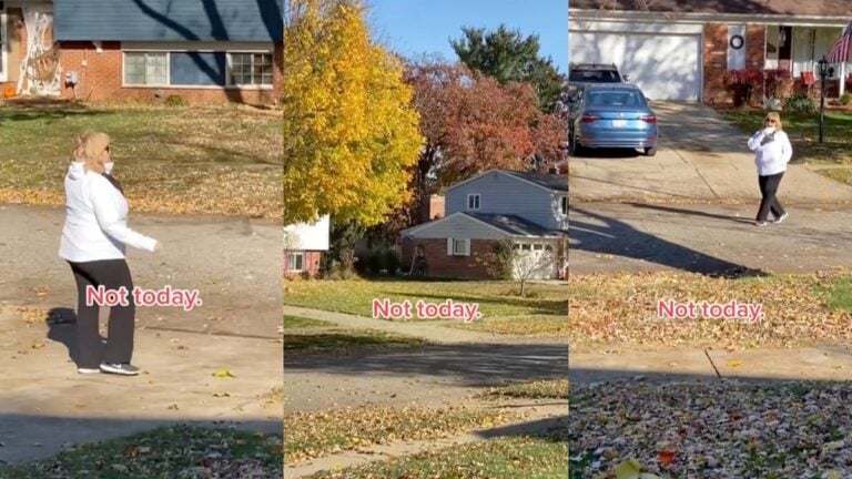 Two Neighbors Team Up Against Michigan MAGA Throwing Tantrum Over Anti-Trump Sign: ‘It Takes A Village To Keep Hate Out’