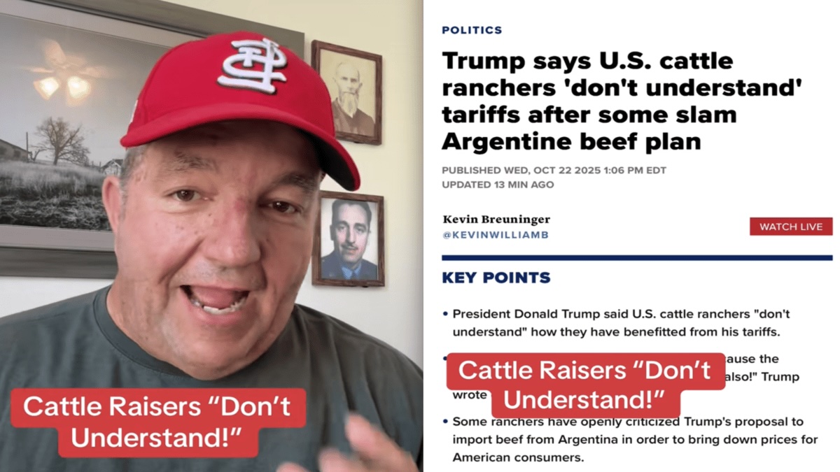 Missouri Man Asks if Cattle Ranchers Know President Trump Said They’re Too Dumb to Understand Their Own Business: ‘They’ll Vote for Him Again & Again & Again’ 