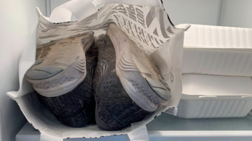 New Mexico Worker Puts Their Dirty Shoes in Office Fridge