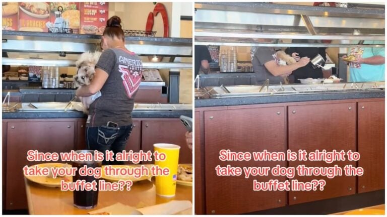 Oklahoma Woman Brings Dog Through Buffet Line Sparking Health Concerns: 'I Would Immediately Ask the Restaurant for a Refund'