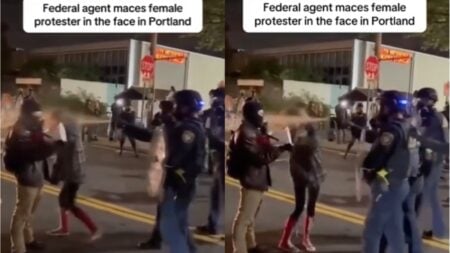 ICE Agent Maces Woman in Oregon