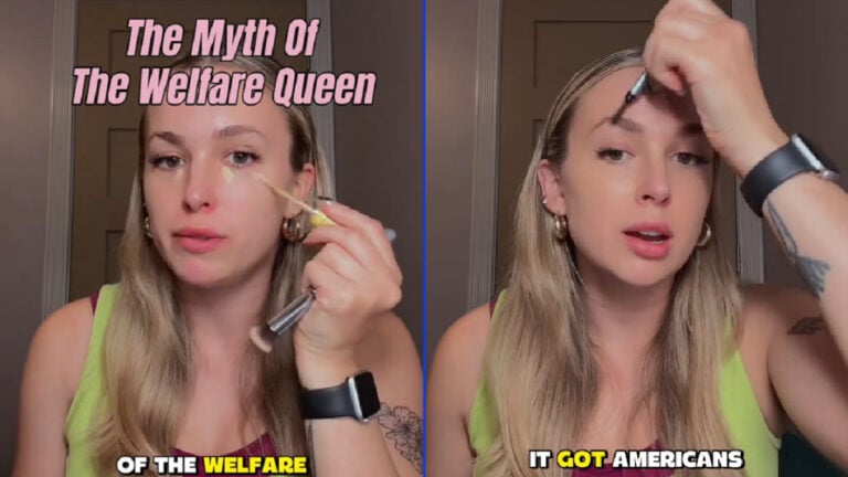 Pennsylvania Woman Schools Conservatives on the Myth of the Welfare Queen and Its Racist History, ‘The welfare queens are the corporations’ Pennsylvania Woman Schools Conservatives on the Myth of the Welfare Queen and Its Racist History