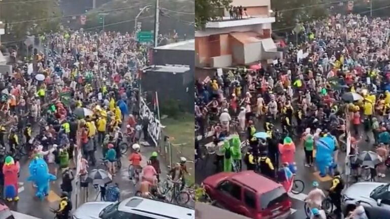 ICE Facility in Portland Faces the Wrath of Unclad Bikerider Protesters in Numbers: ‘Looks Like Wet and Slippery Conditions Out There’