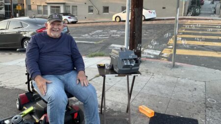 San Diego Locals Celebrate Wes the 'Bubble Man' Who Blows Bubbles to Help Drivers Slow Down Near a School